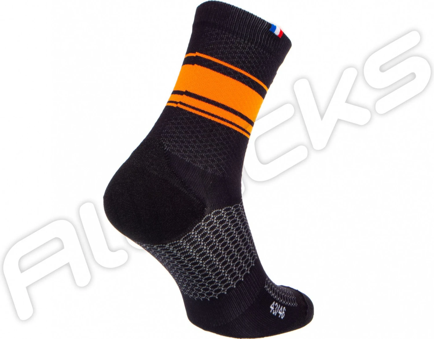 Pair Of Socks RAFAL BOA Black Orange 2 Pair Of Socks RAFAL BOA Black Orange - Image 2