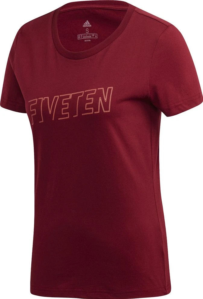 Adidas Five Ten T-Shirt Women Red 1 Adidas Five Ten T-Shirt Women Red