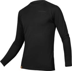 Endura BaaBaa Blend Base Layer Long Sleeve Jersey Black