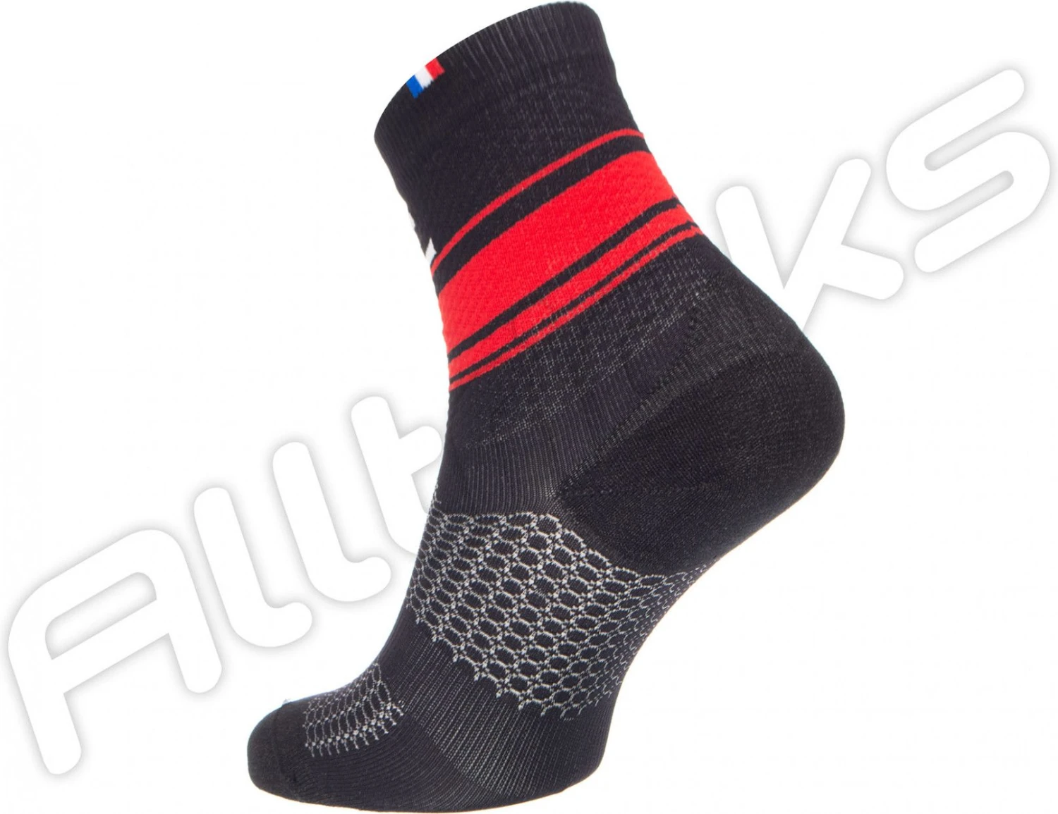 Pair Of RAFAL BOA Socks Black Red 3 Pair Of RAFAL BOA Socks Black Red - Image 3