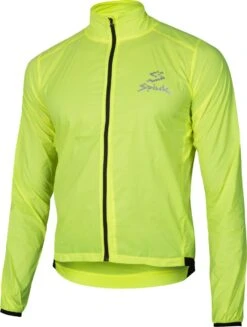 Spiuk Anatomic Windproof Windbreaker Jacket Neon Yellow