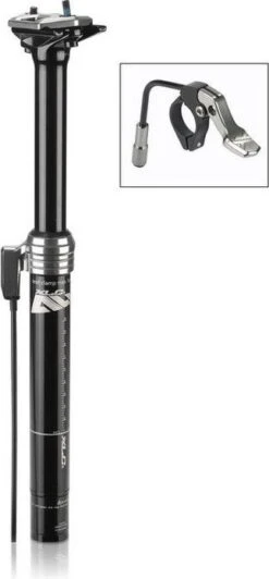 XLC SP-T10 Seatpost With External Passage Control Black (With Control)