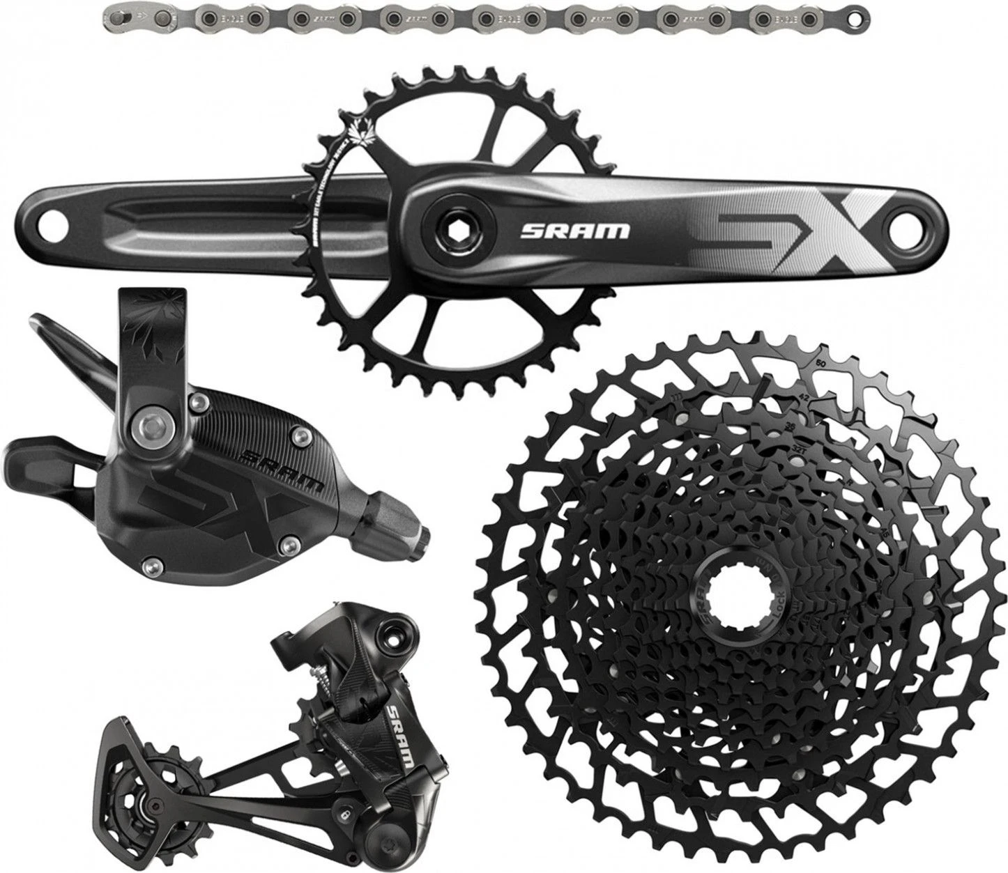 Sram SX Eagle 12V DUB Groupset Black 1 Sram SX Eagle 12V DUB Groupset Black
