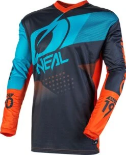 O'Neal Element Factor Long Sleeve Jersey Gray / Blue / Neon Yellow -MAXXIS Sales 12763515d8a2b9fbd6b11.24808075