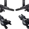 Pair Of Brakes Shimano XT M8100 Resine J-Kit (without Disc) 165cm 95cm Black