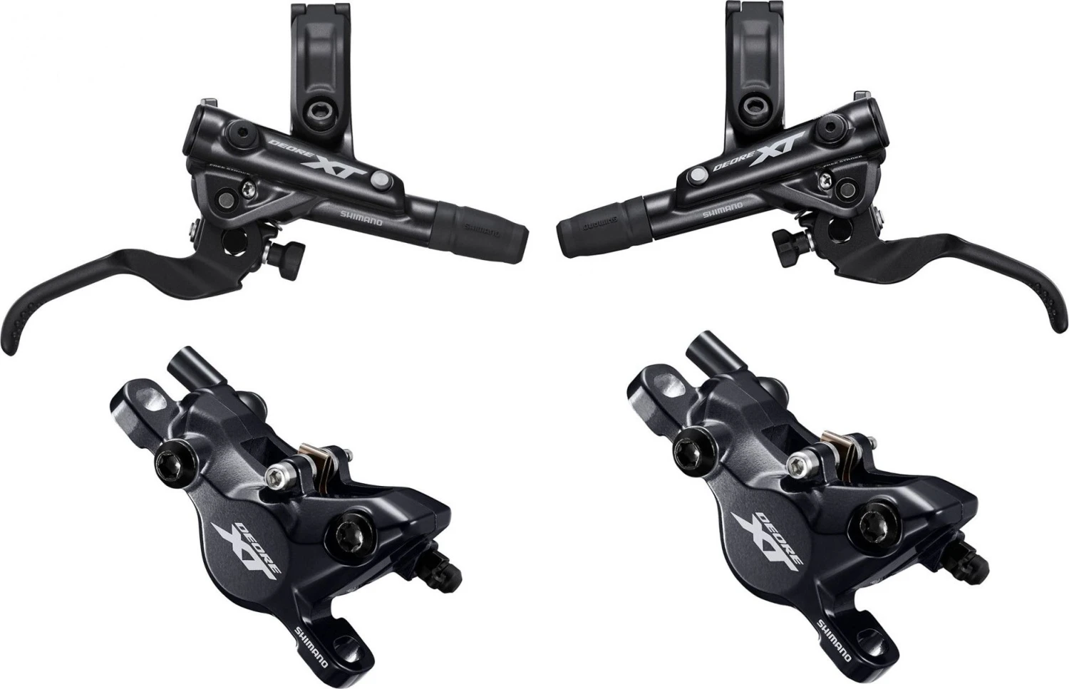 Pair Of Brakes Shimano XT M8100 Resine J-Kit (without Disc) 165cm 95cm Black 1 Pair Of Brakes Shimano XT M8100 Resine J-Kit (without Disc) 165cm 95cm Black