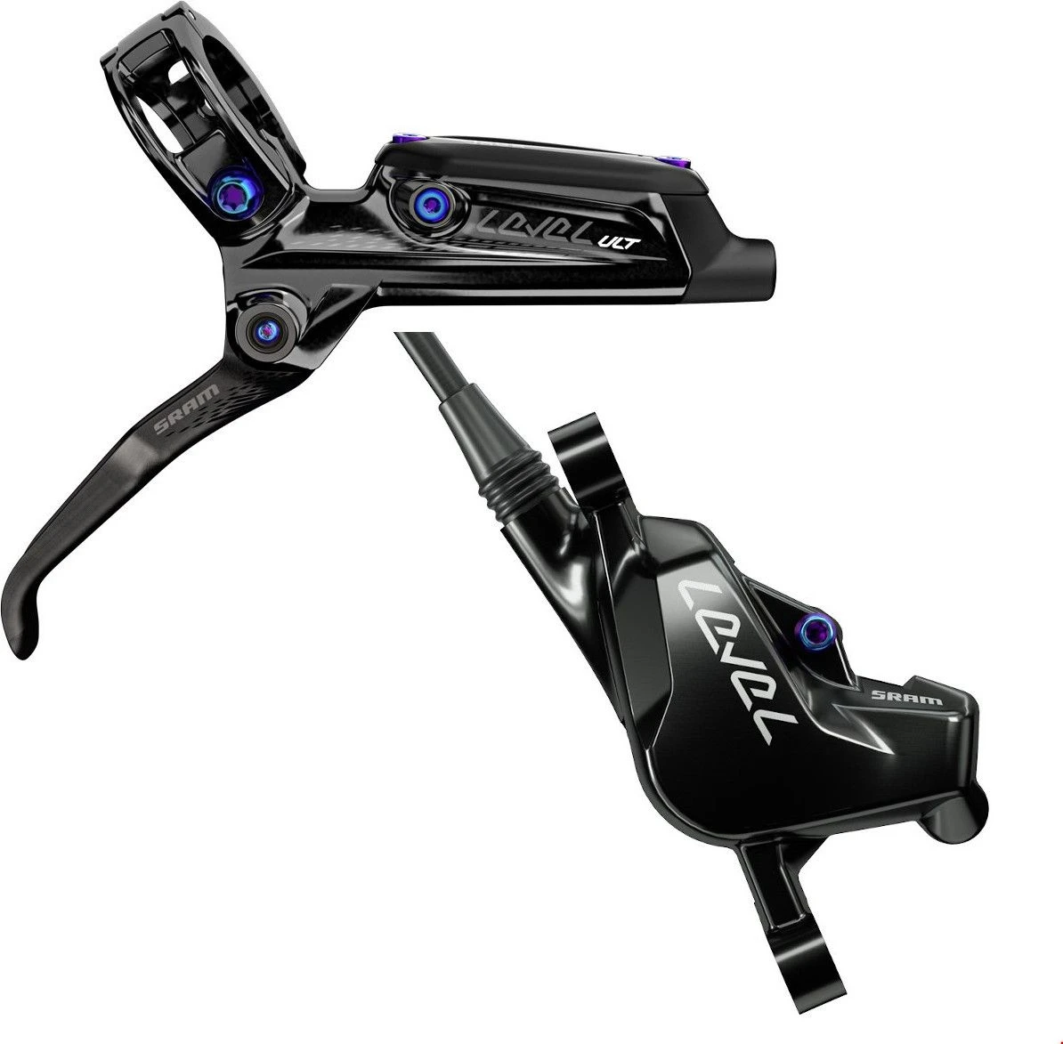 Sram Level Ultimate Carbon Rear Brake (Discless) Rainbow 1 Sram Level Ultimate Carbon Rear Brake (Discless) Rainbow