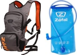 ZEFAL Zéfal Z Hydro XC Hydration Backpack Grey Orange + 2L Bladder