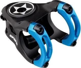 Spank Split 35 Stem 0° 35 Mm Black Blue 1 Spank Split 35 Stem 0° 35 Mm Black Blue