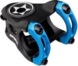 Spank Split Stem 0° 31.8 Mm Black Blue 1 Spank Split Stem 0° 31.8 Mm Black Blue