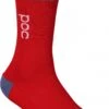 Poc Essential Mid Length Socks Calcite Blue / Prismane Red