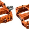 Pair Of Orange Reverse Escape Flat Pedals