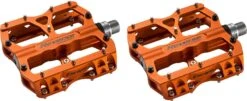 Pair Of Orange Reverse Escape Flat Pedals