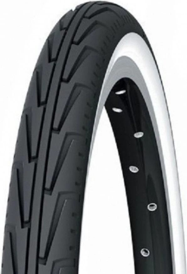 Michelin City Junior 18'' (ETRTO 390) Urban Tire Tubetype Wire Black White 1 Michelin City Junior 18'' (ETRTO 390) Urban Tire Tubetype Wire Black White