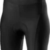 Castelli Prima Women Bibless Shorts Black Dark Gray