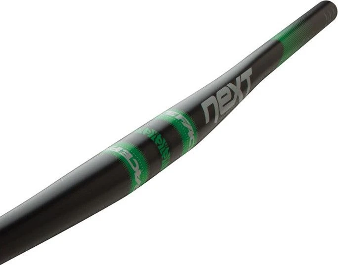 Handlebar Race Face Flat Next Carbon 31.8mm 720mm Black / Green 1 Handlebar Race Face Flat Next Carbon 31.8mm 720mm Black / Green