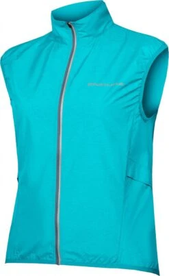 Pakagilet Endura Women's Sleeveless Windbreaker Jacket Pacific Blue