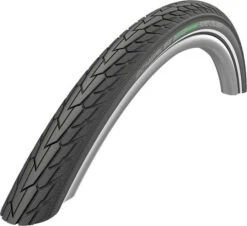 Schwalbe Road Cruiser 20'' Tire Tubetype Wire TwinSkin K-Guard Green Compound Black-Reflex