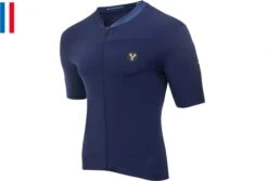 LeBram Allos Short Sleeve Jersey Blue Slim Fit