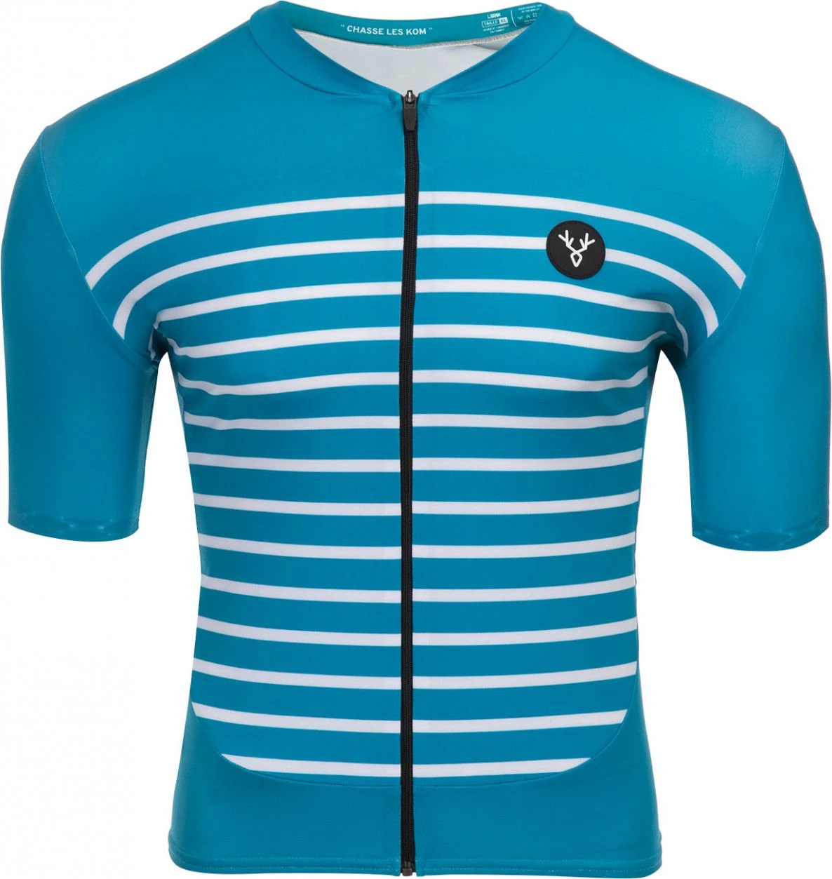 LeBram Ventoux Short Sleeve Jersey Sapphire Blue Slim Fit 2 LeBram Ventoux Short Sleeve Jersey Sapphire Blue Slim Fit - Image 2