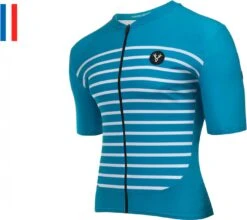 LeBram Ventoux Short Sleeve Jersey Sapphire Blue Slim Fit