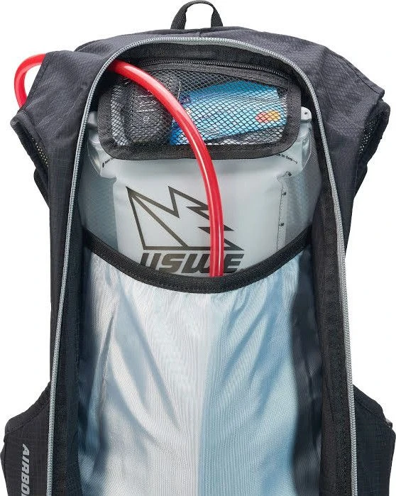 USWE Airborne 15 Hydration Pack With Pocket 3L Black / Gray 5 USWE Airborne 15 Hydration Pack With Pocket 3L Black / Gray - Image 5