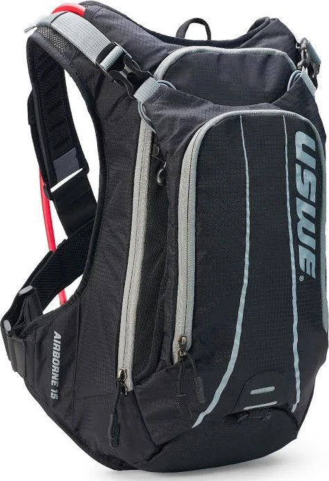 USWE Airborne 15 Hydration Pack With Pocket 3L Black / Gray 1 USWE Airborne 15 Hydration Pack With Pocket 3L Black / Gray