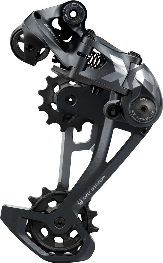 Rear Derailleur Sram X01 Eagle 12V (Max 52 Teeth) Lunar Gray 1 Rear Derailleur Sram X01 Eagle 12V (Max 52 Teeth) Lunar Gray