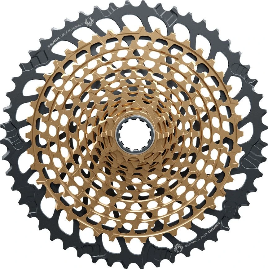 Cassette Sram XX1 Eagle XG-1299 10-52 Teeth 12V Gold 1 Cassette Sram XX1 Eagle XG-1299 10-52 Teeth 12V Gold
