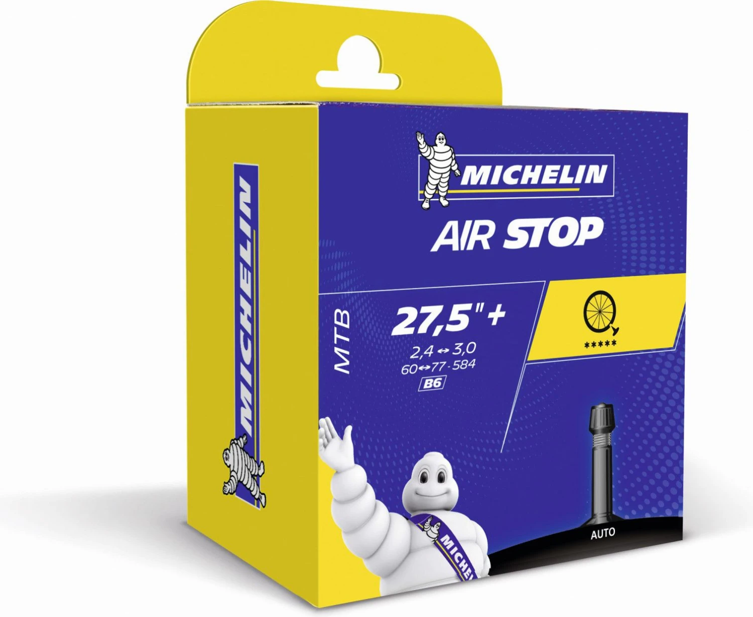 Michelin AirStop MTB 27.5'' Plus Tube Schrader 1 Michelin AirStop MTB 27.5'' Plus Tube Schrader