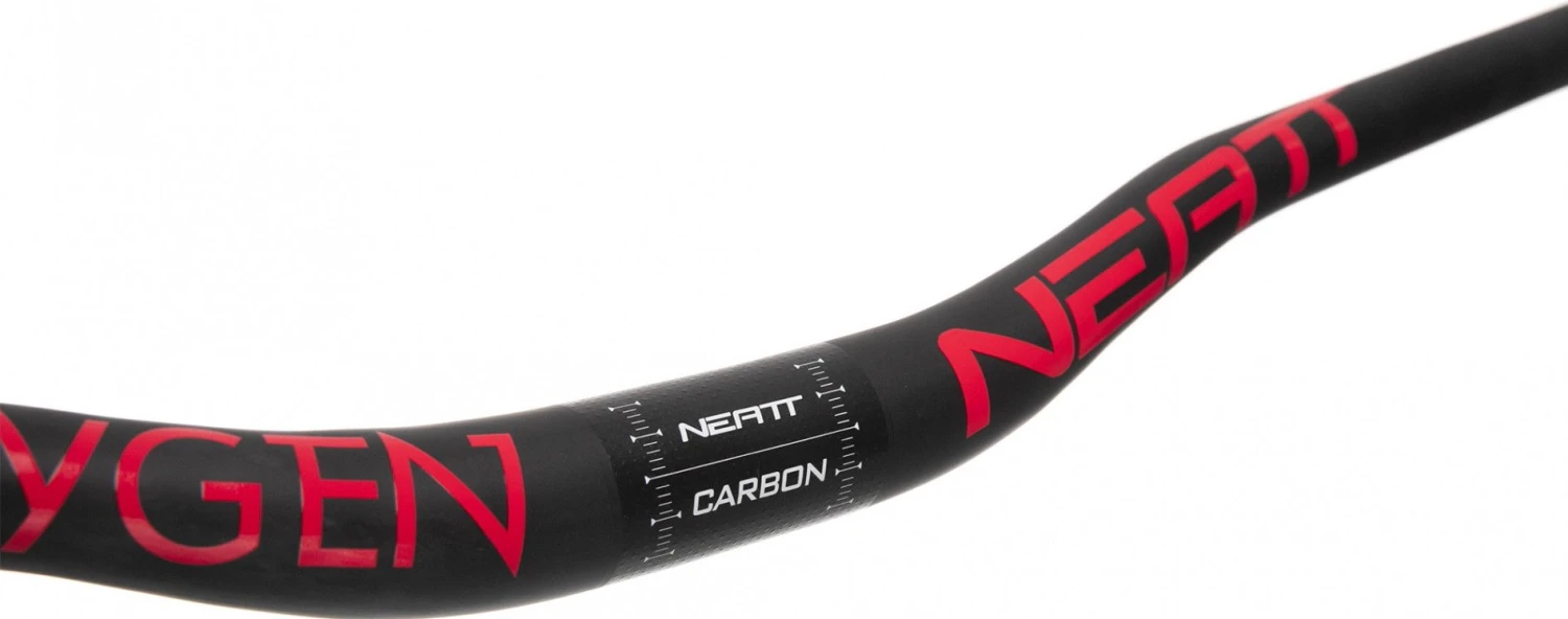 Neatt Carbon Oxygen 780 Mm 31.8 Mm Handlebar Black / Red 2 Neatt Carbon Oxygen 780 Mm 31.8 Mm Handlebar Black / Red - Image 2