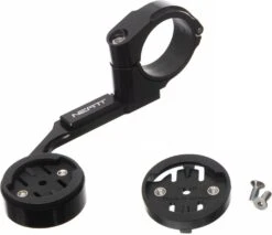 Neatt Aluminium Bar Mount For Garmin GPS Black + Wahoo Adapter