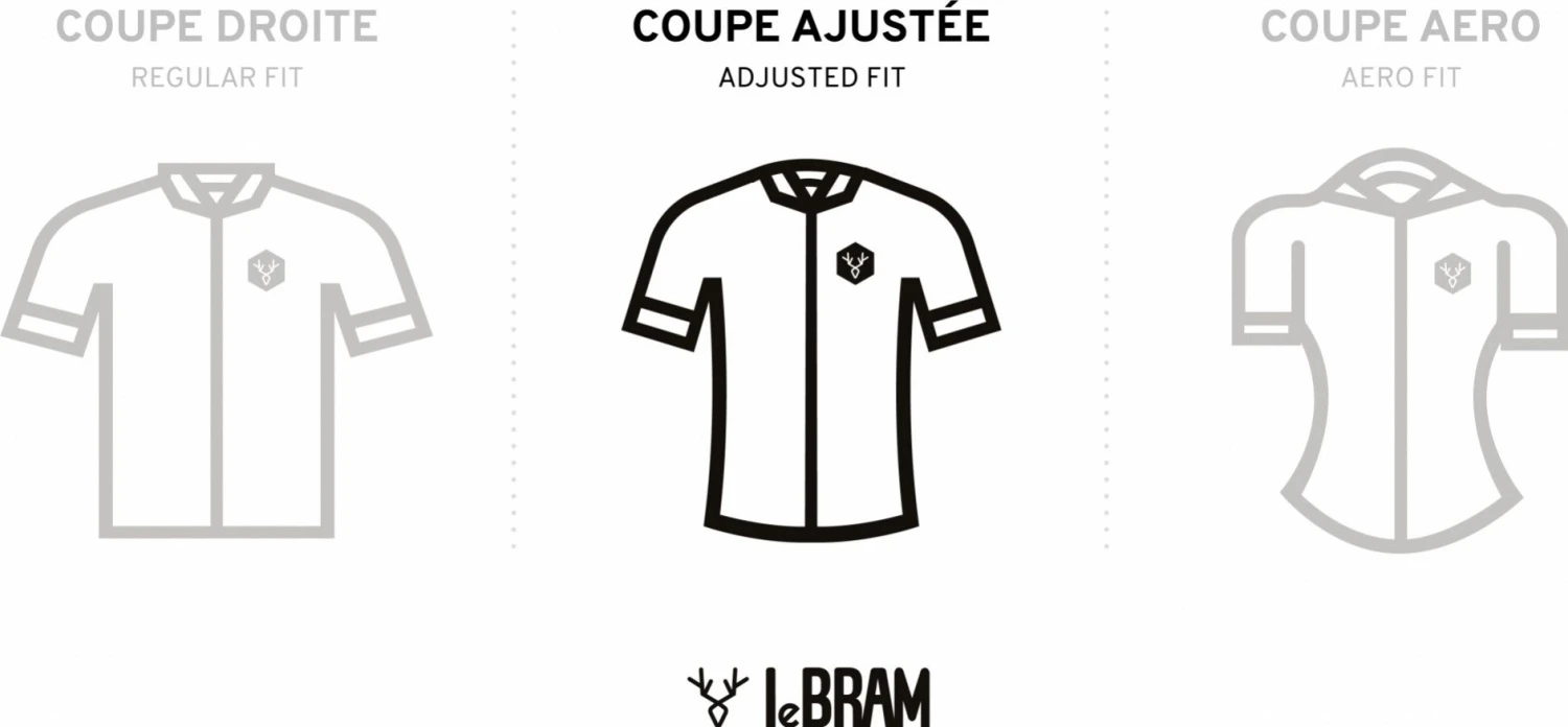 LeBram Allos Women's Sky Blue Short Sleeve Jersey Tailored Fit 2 LeBram Allos Women's Sky Blue Short Sleeve Jersey Tailored Fit - Image 2