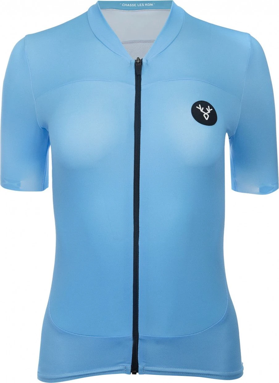 LeBram Allos Women's Sky Blue Short Sleeve Jersey Tailored Fit 3 LeBram Allos Women's Sky Blue Short Sleeve Jersey Tailored Fit - Image 3