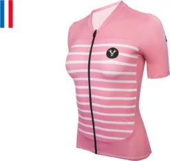 LeBram Ventoux Salmon Women's Short Sleeve Jersey Adjusted Cut