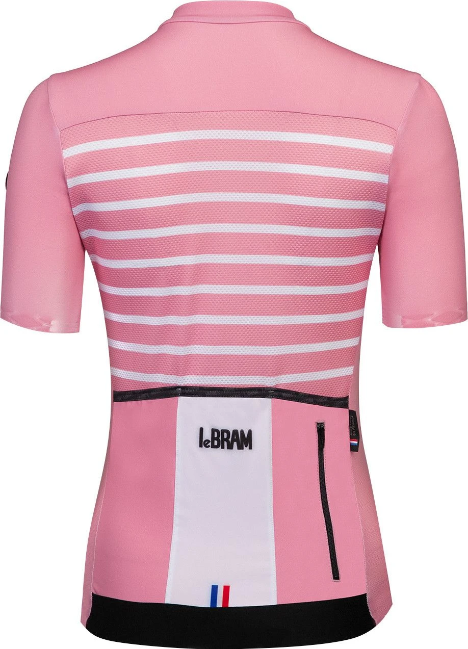 LeBram Ventoux Salmon Women's Short Sleeve Jersey Adjusted Cut 4 LeBram Ventoux Salmon Women's Short Sleeve Jersey Adjusted Cut - Image 4