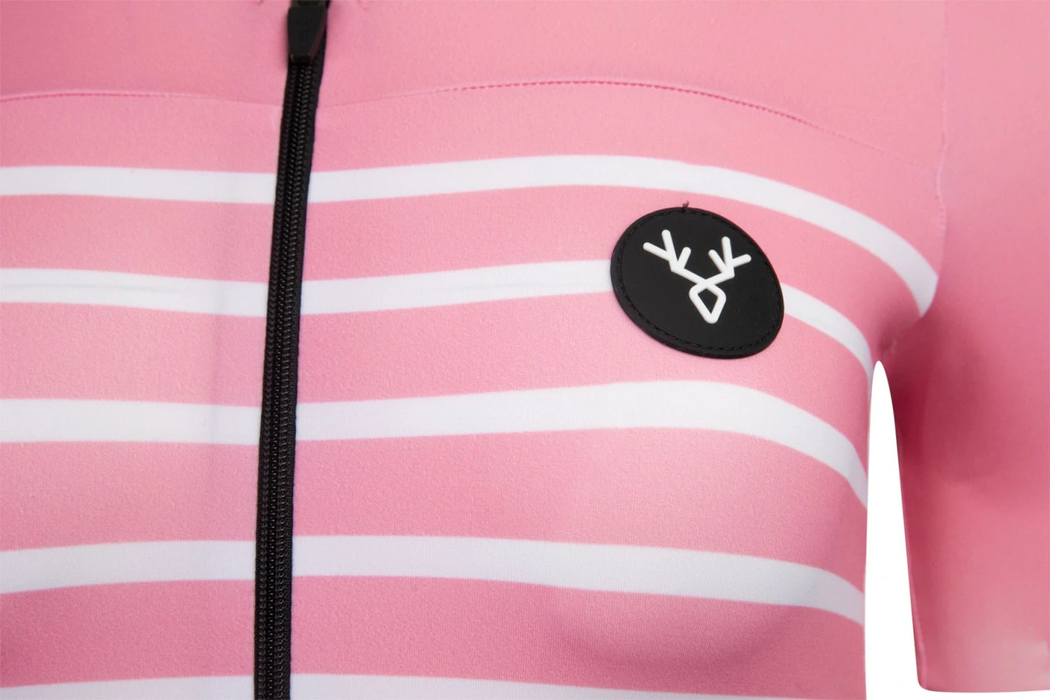 LeBram Ventoux Salmon Women's Short Sleeve Jersey Adjusted Cut 5 LeBram Ventoux Salmon Women's Short Sleeve Jersey Adjusted Cut - Image 5