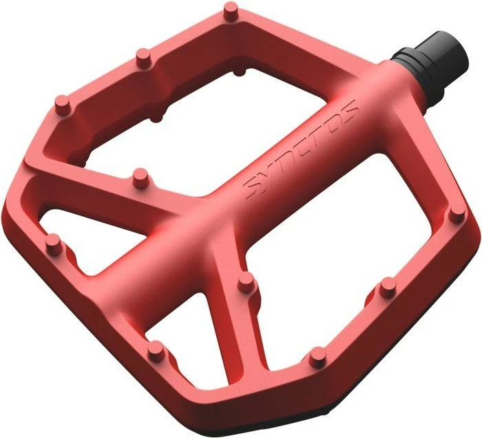Syncros Squamish III Flat Pedals Composite Red 1 Syncros Squamish III Flat Pedals Composite Red