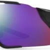 Smith Attack Mag Sunglasses Matte Black / ChromaPop Violet Mirror