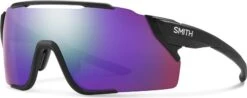 Smith Attack Mag Sunglasses Matte Black / ChromaPop Violet Mirror