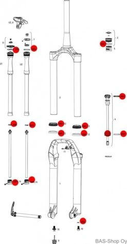 Rockshox 200h Seal Kit Lyrik C2 / Pike B3 Select + / Ultimate (2020)