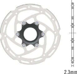 Tektro TR-45 Centerlock Brake Disc