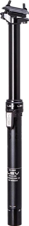 KS Kind Shock LEV External Passage Dropper Seatpost Black (Without Control)