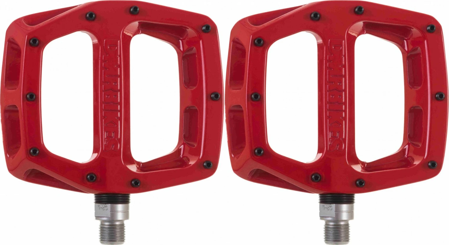 DMR Pair Of Flat Pedals V12 Red 1 DMR Pair Of Flat Pedals V12 Red