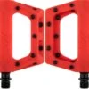 Pair Of Red DMR V11 Flat Pedals