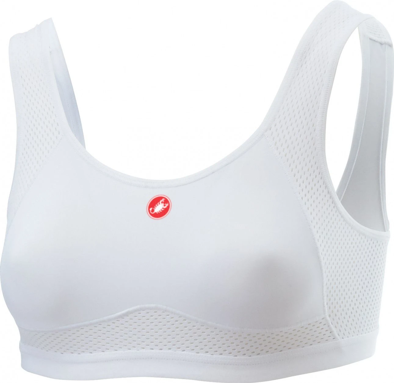 Castelli Rosso Corsa Bra White 1 Castelli Rosso Corsa Bra White