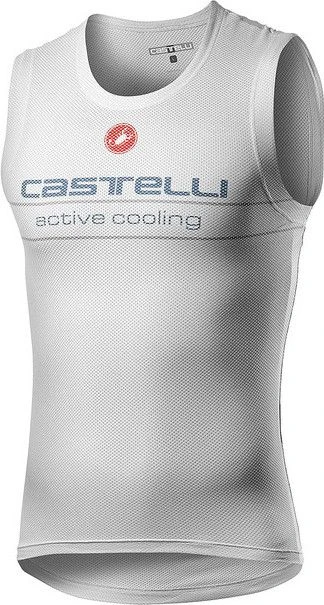 Castelli Sleeveless Active Cooling Undershirt Gray 1 Castelli Sleeveless Active Cooling Undershirt Gray