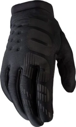 Pair Of Women's Gloves 100% Brisker Black / Gray