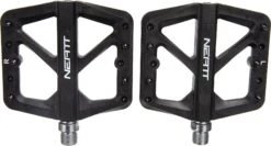 Pair Of Neatt Composite 5 Pin Flat Pedals Black