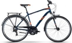 R Raymon TourRay 1.0 Trekking Bike Shimano Tourney 7S 700 Mm Blue Orange 2021